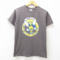 S★古着 半袖 ビンテージ Tシャツ メンズ 00年代 00s ROCHESTER コットン クルーネック 濃グレー 25jul23 中古