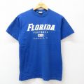 00s 半袖Tシャツ フロリダフットボール ブルー M | 古着