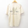 90s 半袖Tシャツ サーフボード イエロー XL | 古着