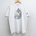 ジャージーズ 90s 半袖Tシャツ 鳥カゴ ホワイト XL | 古着