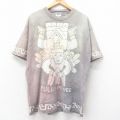 00s 半袖Tシャツ TULUMメキシコプリント タイダイ グレー XL | 古着