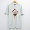 XL★古着 スクリーンスターズ 半袖 ビンテージ Tシャツ メンズ 80年代 80s チルドレン ネットワーク 大きいサイズ クルーネック USA製 薄グレー 霜降り 25jul25 中古