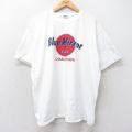 00s 半袖Tシャツ Blue Mirror CAFE ホワイト XL | 古着