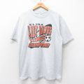 XL★古着 ジャージーズ 半袖 ビンテージ Tシャツ メンズ 00年代 00s LADY DAWGS サッカー クルーネック 薄グレー 霜降り 25jul25 中古