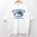 カジキ 90s 半袖Tシャツ SPORTSMAN ホワイト XL | 古着