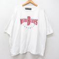 b.u.m.equipment 90s 半袖Tシャツ BUM BLUES ホワイト XL | 古着