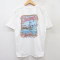 L★古着 半袖 ビンテージ Tシャツ メンズ 00年代 00s エビ Shrimp Festival コットン クルーネック 白 ホワイト 25jul26 中古