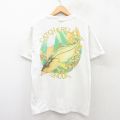00s 半袖Tシャツ 魚 ホワイト XL | 古着