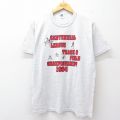 ラッセル 90s 半袖Tシャツ 陸上 グレー L | 古着
