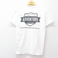 00s 半袖Tシャツ ADVENTURE ホワイト S | 古着