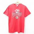 ウィスコンシンバッジャーズ 半袖Tシャツ フットボール レッド M | 古着