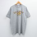 XL★古着 半袖 ビンテージ Tシャツ メンズ 00年代 00sバルチモア メリーランド 大きいサイズ コットン クルーネック グレー 霜降り 25jul31 中古