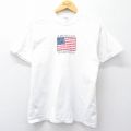 00s 半袖Tシャツ 星条旗 ホワイト M | 古着