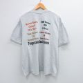 XL★古着 ジャージーズ 半袖 ビンテージ Tシャツ メンズ 00年代 00s FLMC レーシング 大きいサイズ クルーネック 薄グレー 霜降り 25jul31 中古