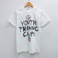 S★古着 マジェスティック 半袖 ビンテージ Tシャツ メンズ 90年代 90s NFL ピッツバーグスティーラーズ コットン クルーネック USA製 白 ホワイト アメフト スーパーボウル 25jul31 中古