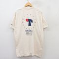 フルーツオブザルーム 90s 半袖Tシャツ ハンマー 生成り ベージュ XL | 古着