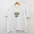 90s 半袖Tシャツ BREAK ON THROUGH ホワイト XL | 古着