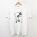 L★古着 ヘインズ Hanes 半袖 ビンテージ Tシャツ メンズ 80年代 80s ヤシの木 セントマーチン クルーネック USA製 白 ホワイト 25aug01 中古