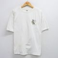 80s 半袖Tシャツ 原始家族フリントストーン ホワイト XL | 古着