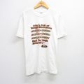 L★古着 半袖 ビンテージ Tシャツ メンズ 00年代 00s レスリング コットン クルーネック 白 ホワイト 25aug01 中古