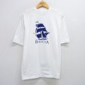 L★古着 半袖 ビンテージ Tシャツ メンズ 00年代 00s 船 BERMUDA コットン クルーネック 白 ホワイト 25aug01 中古