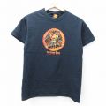 S★古着 半袖 ビンテージ Tシャツ メンズ 00年代 00s ディズニー DISNEY ライオンキング コットン クルーネック 黒 ブラック 25aug02 中古
