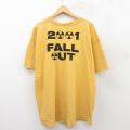 フルーツオブザルーム 00s 半袖Tシャツ FALLOUT イエロー XL | 古着