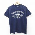90s 半袖Tシャツ レジェンドオブザシーズ ネイビー M | 古着