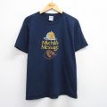 00s 半袖Tシャツ Mychals Message ネイビー XL | 古着