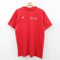 90s 半袖Tシャツ WYBOROWA VODKAプリント レッド XL | 古着