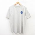 L★古着 ジャージーズ 半袖 ビンテージ Tシャツ メンズ 00年代 00s 消防署 クルーネック グレー 25aug04 中古
