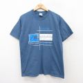 00s 半袖Tシャツ park ave ネイビー M | 古着