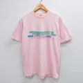 L★古着 ヘインズ Hanes 半袖 ビンテージ Tシャツ メンズ 80年代 80s Nantucket コットン クルーネック USA製 ピンク 25aug07 中古