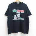 L★古着 半袖 ビンテージ Tシャツ メンズ 00年代 00s RED GREEN SHOW コットン クルーネック 黒 ブラック 25aug07 中古