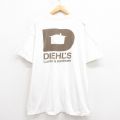 スクリーンスターズ 90s 半袖Tシャツ DIEHLS ホワイト XL | 古着