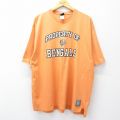 XL★古着 半袖 ビンテージ Tシャツ メンズ 00年代 00s NFL シンシナティベンガルズ 大きいサイズ コットン クルーネック オレンジ アメフト スーパーボウル 25aug08 中古
