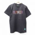 L★古着 半袖 ビンテージ Tシャツ メンズ 90年代 90s BULLY HILL VINEYARDS 刺繍 コットン クルーネック USA製 黒 ブラック 25aug08 中古