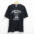00s 半袖Tシャツ VETERANSプリント ブラック XL | 古着