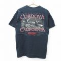 L★古着 半袖 ビンテージ Tシャツ メンズ 00年代 00s シカ カリフォルニア コットン クルーネック 黒 ブラック 25aug09 中古