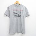 L★古着 半袖 ビンテージ Tシャツ メンズ 00年代 00s GRAND FATHERS クルーネック グレー 霜降り 25aug09 中古