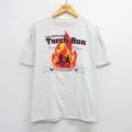 XL★古着 半袖 ビンテージ Tシャツ メンズ 90年代 90s Torch Run 薄グレー 霜降り 25aug12 中古