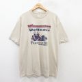 00s 半袖Tシャツ WORKSITE ベージュ XL | 古着