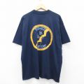 フルーツオブザルーム 90s 半袖Tシャツ POWER BUSTERS ネイビー XL | 古着