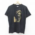 L★古着 半袖 ビンテージ Tシャツ メンズ 00年代 00s レスリング コットン クルーネック 黒 ブラック 25aug12 中古