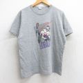 L★古着 ALTEX 半袖 ビンテージ Tシャツ メンズ 80年代 80s ホバート ラクロス クルーネック グレー 霜降り 25aug13 中古