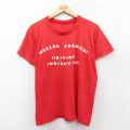 L★古着 半袖 ビンテージ Tシャツ メンズ 80年代 80s WORLDS GREATEST クルーネック 赤 レッド 25aug18 中古