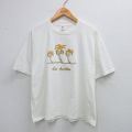 ジャージーズ 90s 半袖Tシャツ ヤシの木刺繍 ホワイト XL | 古着