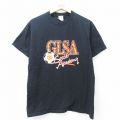 00s 半袖Tシャツ GLSAサッカー ブラック M | 古着