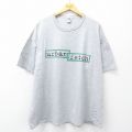 XL★古着 ラッセル 半袖 ビンテージ Tシャツ メンズ 00年代 00s urban fetch 大きいサイズ クルーネック グレー 霜降り 【spe】 25aug19 中古