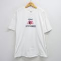 XL★古着 ヘインズ Hanes 半袖 ビンテージ Tシャツ メンズ 00年代 00s アルバ ヨット 刺繍 大きいサイズ コットン クルーネック 白 ホワイト 25aug19 中古